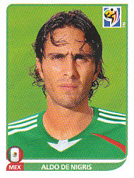 Aldo De Nigris Mexico samolepka Panini World Cup 2010 #66
